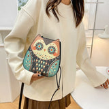 Whimsy Owl Chic Crossbody Bag