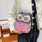 Whimsy Owl Chic Crossbody Bag