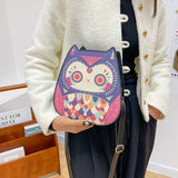 Whimsy Owl Chic Crossbody Bag