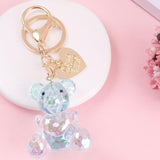 Crystal Teddy Bear Keyring