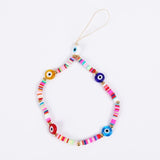 Evil Eye - Colorful Beaded Phone Charm