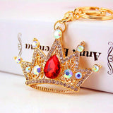 Queen Diamond Crown Keychain