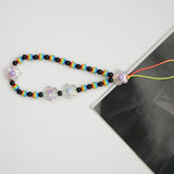 Crystal Flowers Beaded Phone Charm