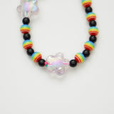 Crystal Flowers Beaded Phone Charm