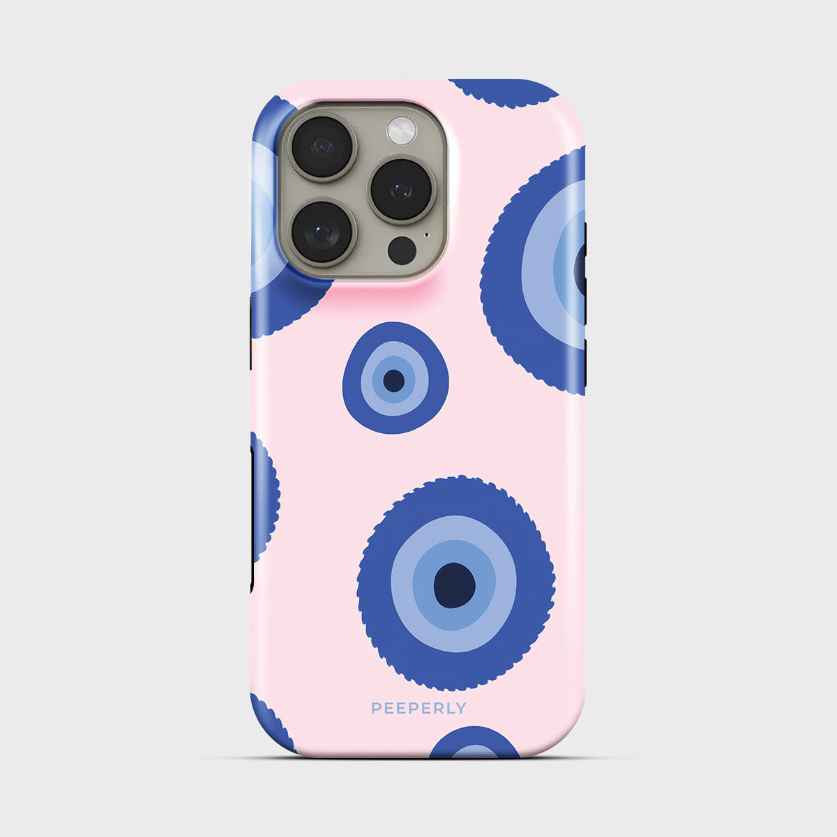 Midnight Target Crystal Series phone case for iPhone showing detailed crystal design with glossy finish and raised camera bezel