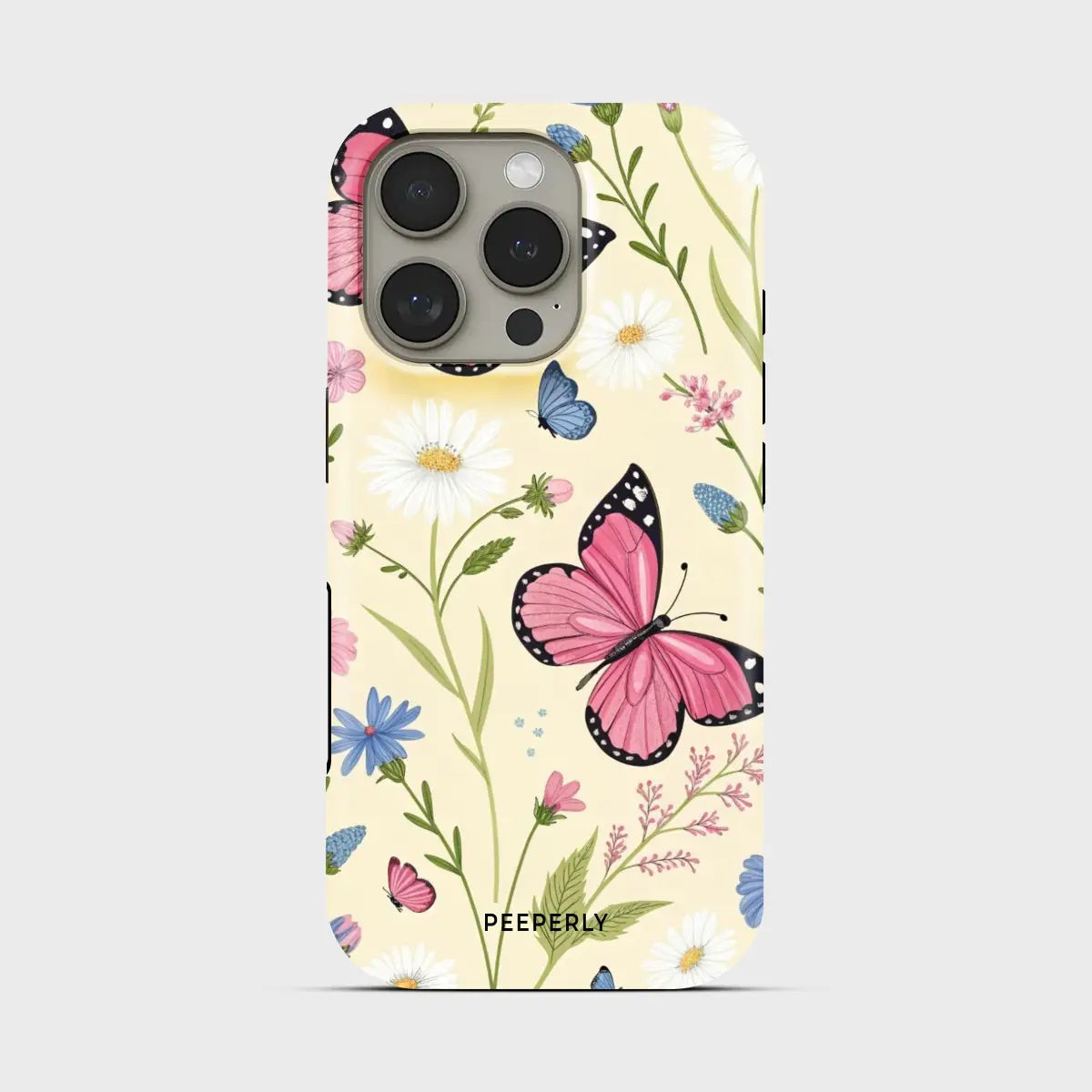 Winged Nature Crystal Series phone case for iPhone with coastal art design