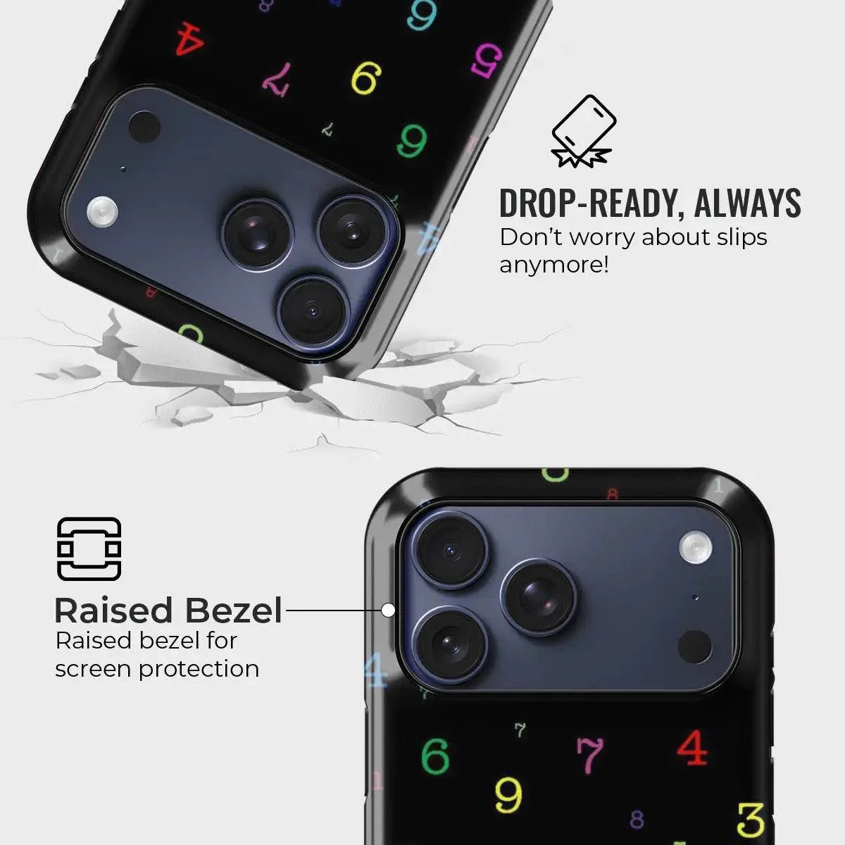 Neon Numerals - Peeperly