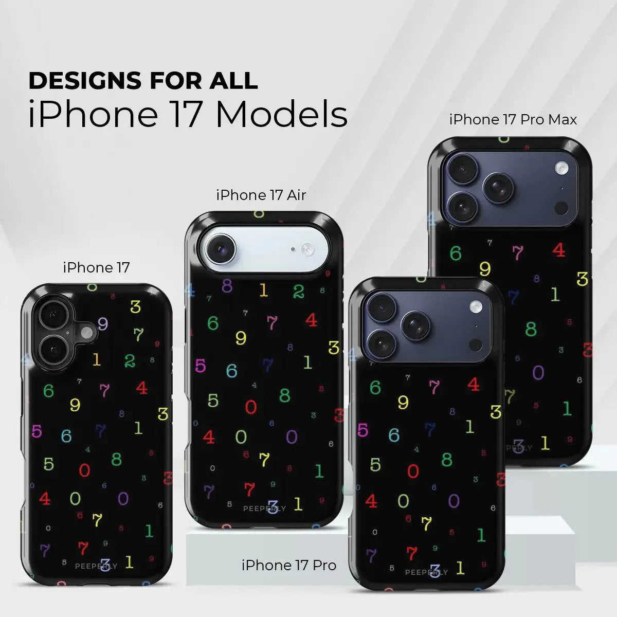 Neon Numerals - Peeperly