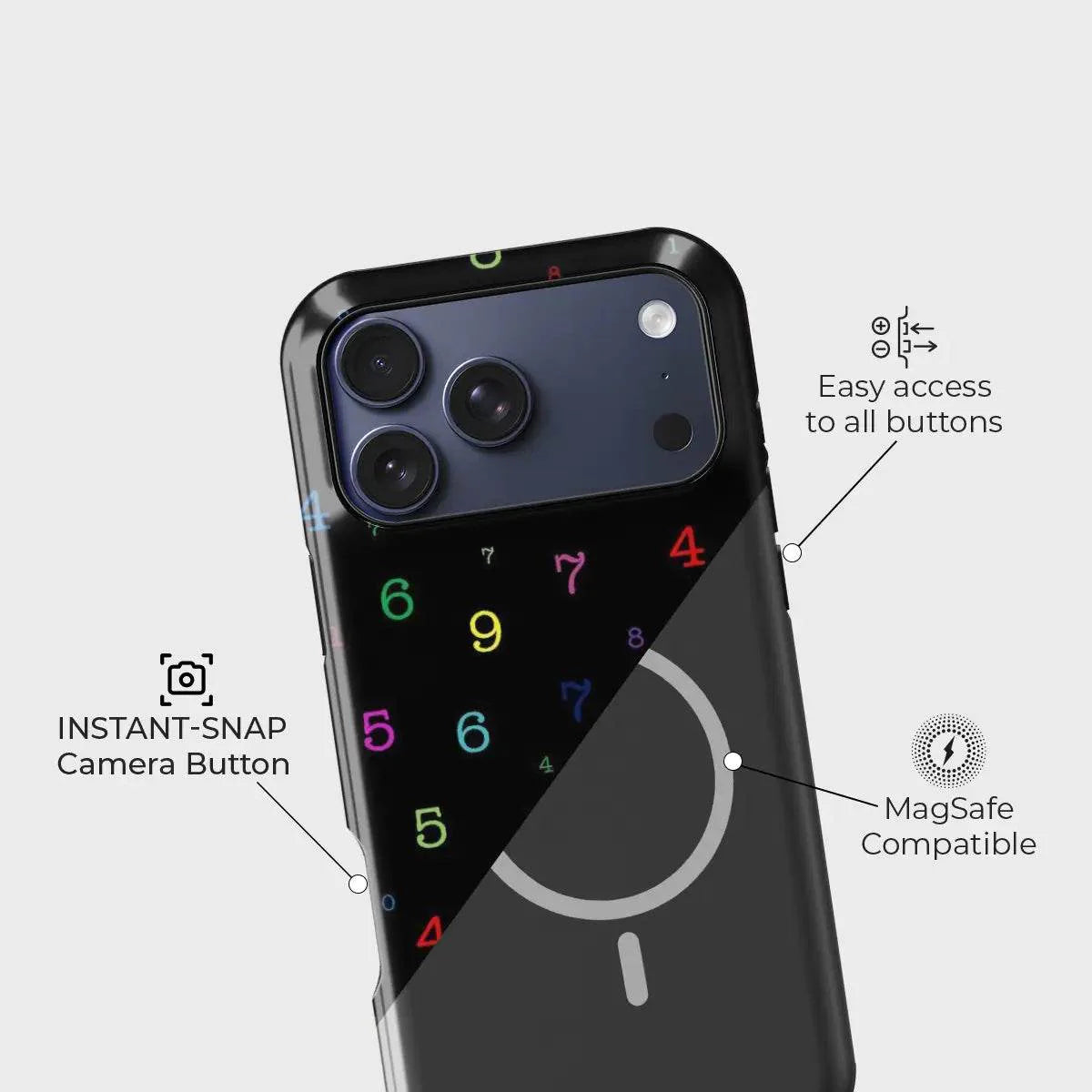 Neon Numerals - Peeperly