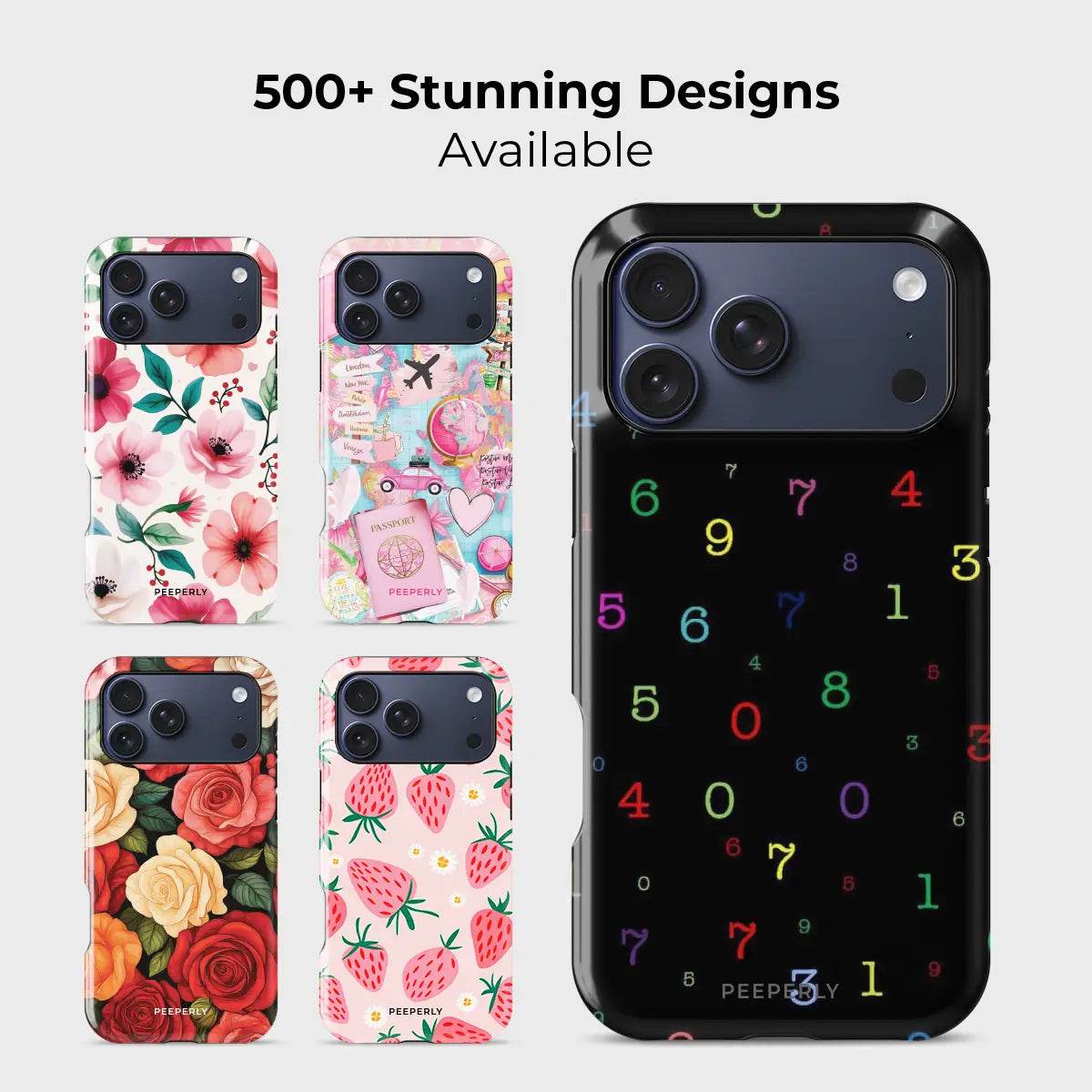 Neon Numerals - Peeperly