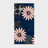 Navy Petals Art - Peeperly