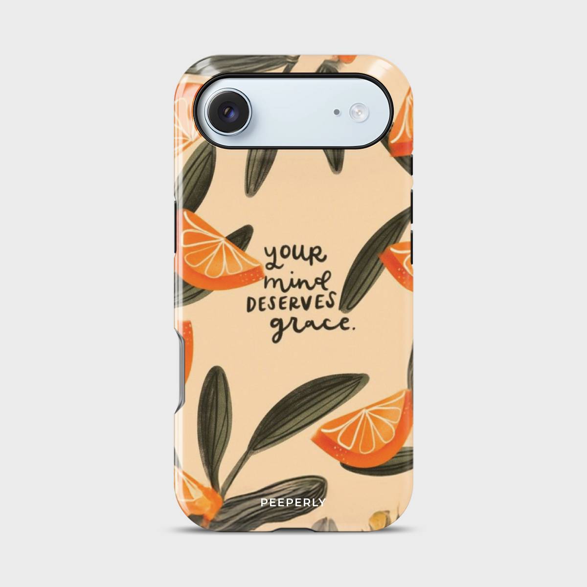 Graceful Thoughts Crystal Series phone case for iPhone with coastal art design