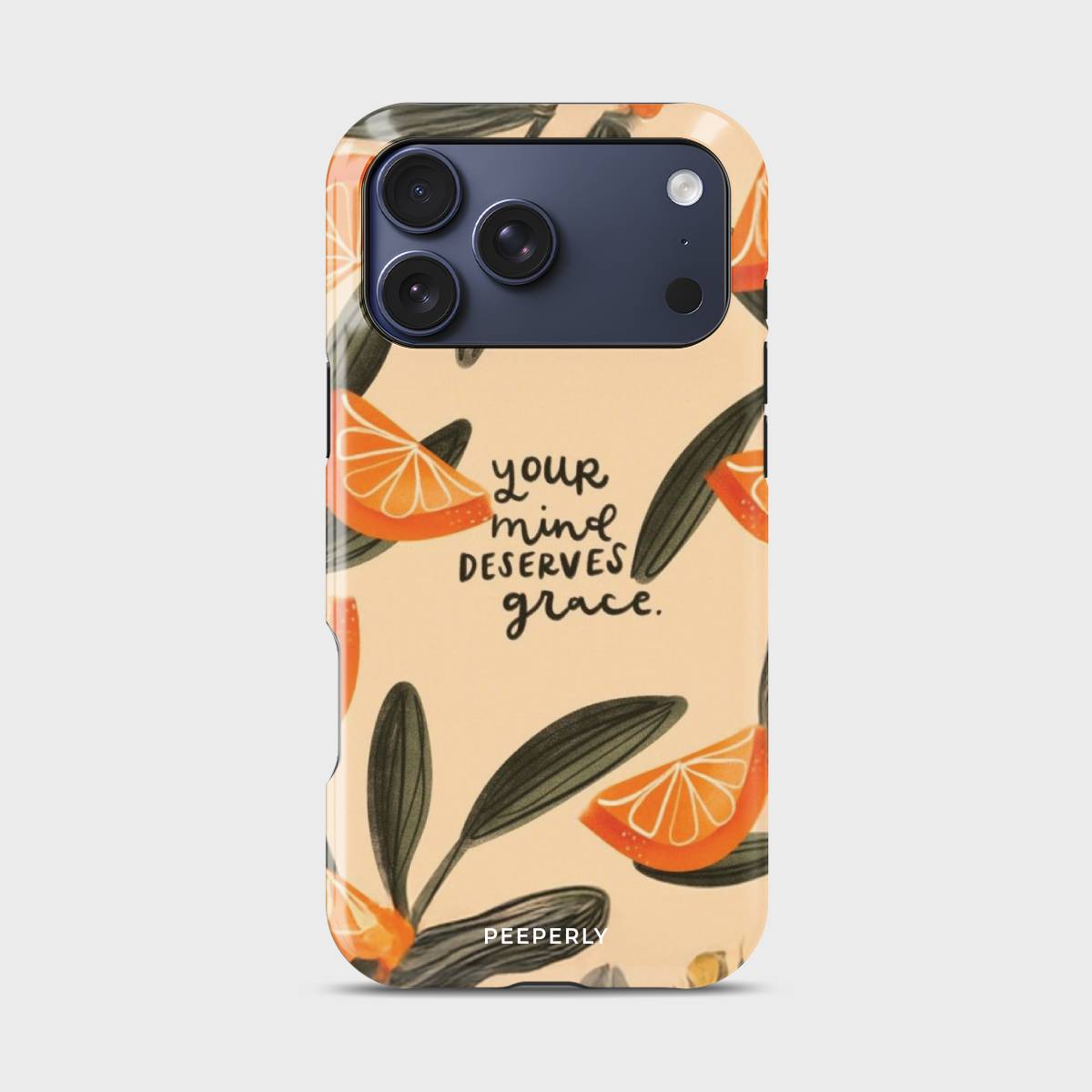 Graceful Thoughts Crystal Series phone case for iPhone with coastal art design