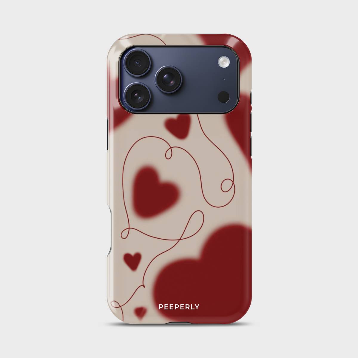 Heartstrings Crystal Series phone case for iPhone with coastal art design