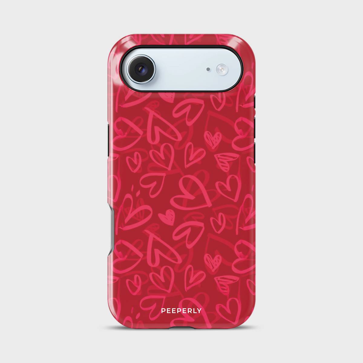 Love Rush Crystal Series phone case for iPhone with coastal art design