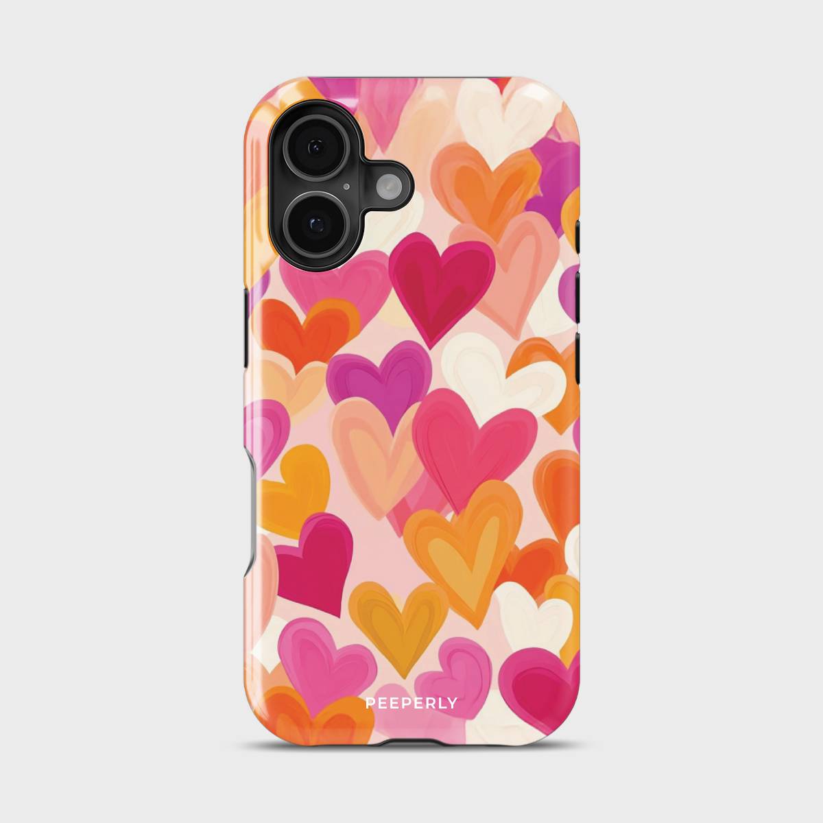 Love Splash Crystal Series phone case for iPhone with coastal art design