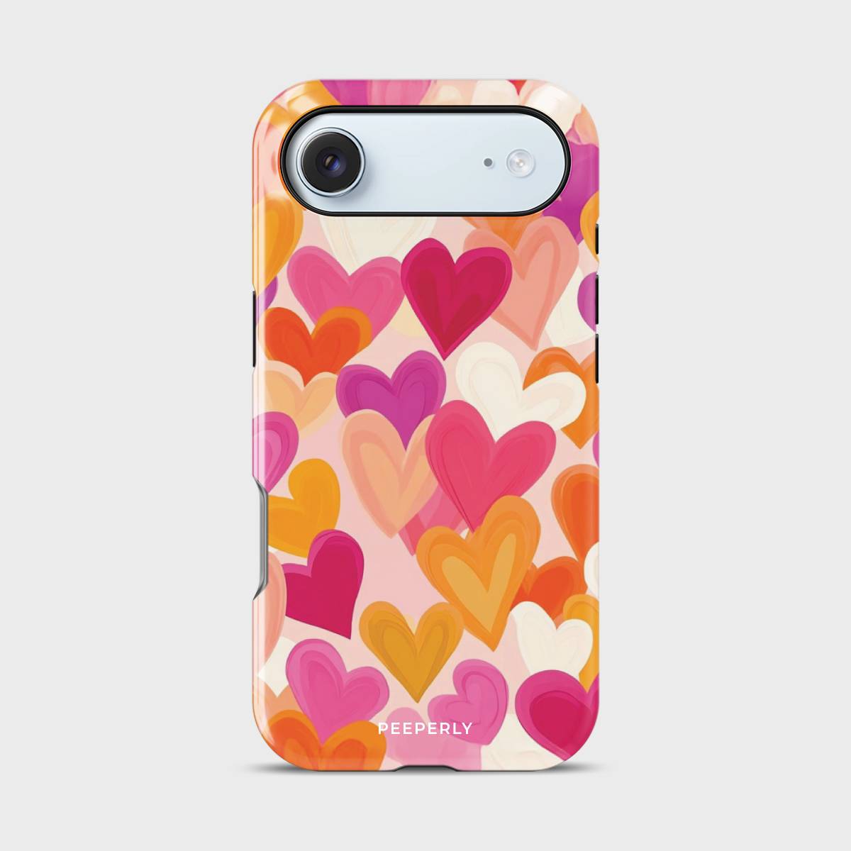 Love Splash Crystal Series phone case for iPhone with coastal art design