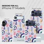 Marine Mirage Crystal Series phone case for iPhone showing floral design available across multiple iPhone models and sizes