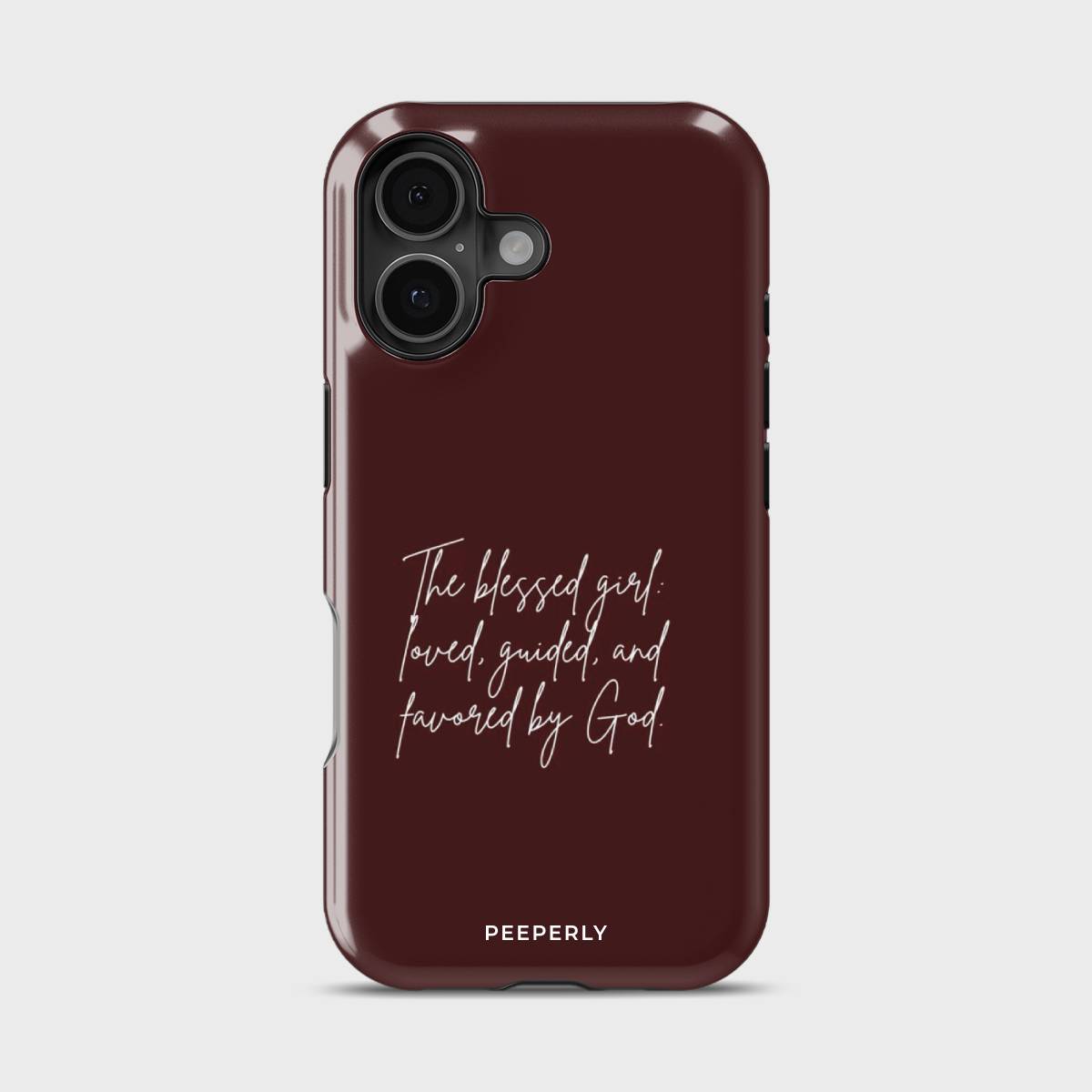 SpiritScript Crystal Series phone case for iPhone with coastal art design