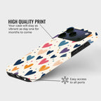 Vivid Heartbeats Crystal Series phone case for iPhone showing soft floral pattern with high quality print and precise port access