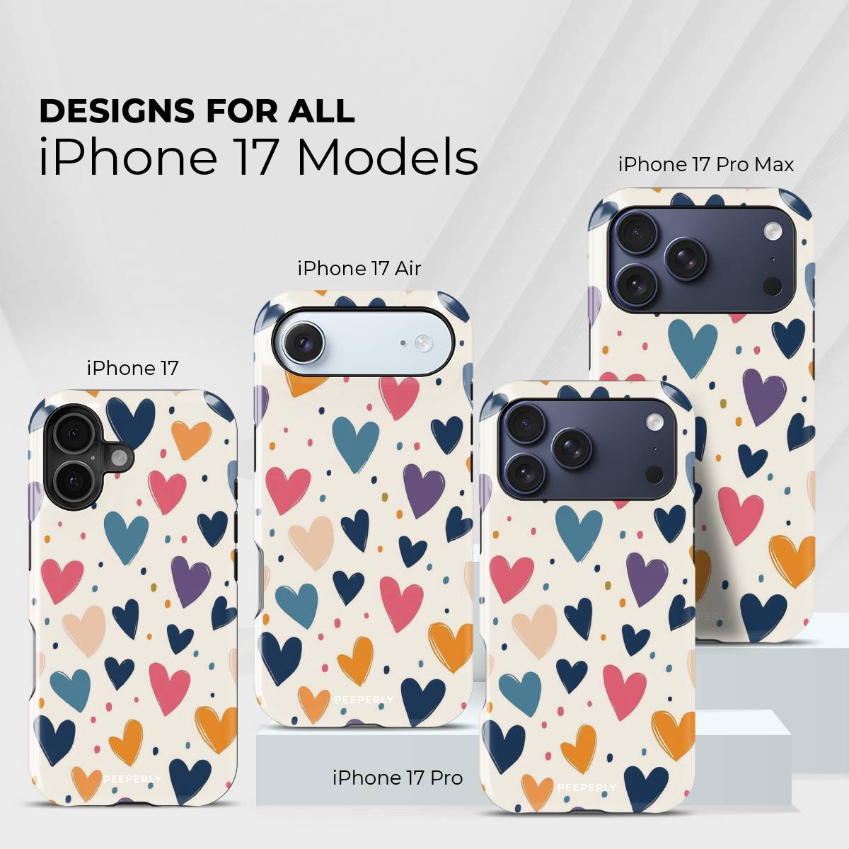 Vivid Heartbeats Crystal Series phone case for iPhone showing floral design available across multiple iPhone models and sizes
