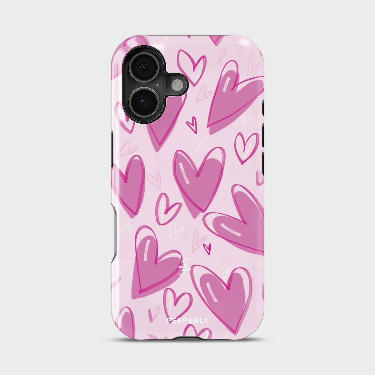 LoveStruck Crystal Series phone case for iPhone with coastal art design