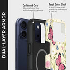 Winged Nature Crystal Series phone case for iPhone showing dual layer armor design