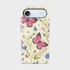 Winged Nature Crystal Series phone case for iPhone with coastal art design