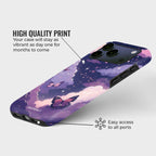 Starfield Soar Crystal Series phone case for iPhone showing soft floral pattern with high quality print and precise port access