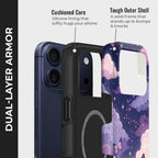 Starfield Soar Crystal Series phone case for iPhone showing dual layer armor design