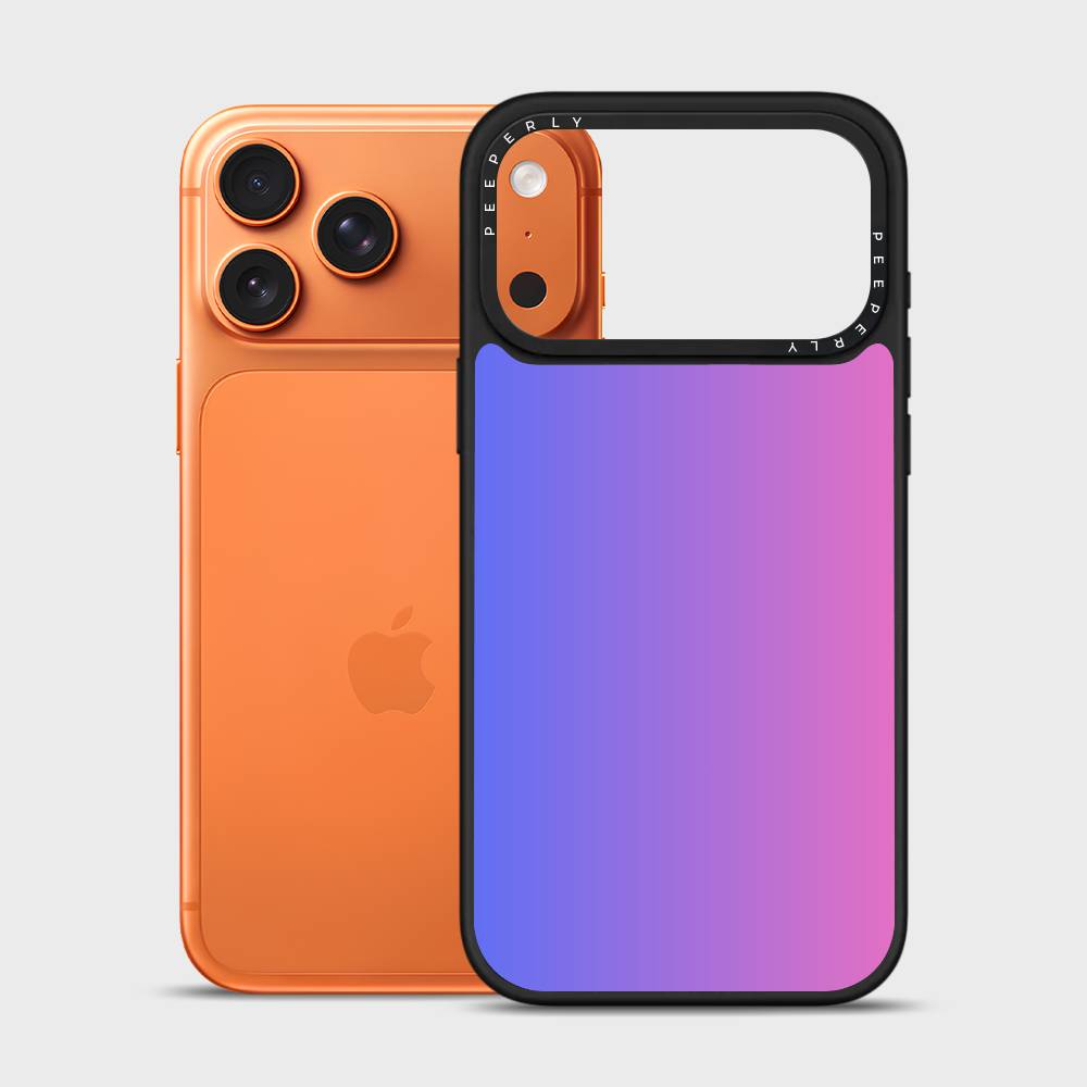 Pixel Sunset Signature Series phone case for iPhone showcasing slim fit and camera cutout design