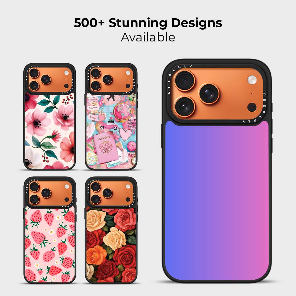 Pixel Sunset Signature Series iPhone case in hand lifestyle image