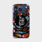 Feathered Freedom Crystal Series phone case for iPhone showing detailed crystal design with glossy finish and raised camera bezel