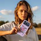 Handle My Heart Crystal Series iPhone case in hand lifestyle image