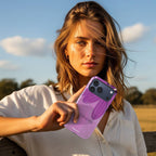 Petal Dreams Crystal Series iPhone case in hand lifestyle image