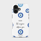 Selfhood Crystal Series phone case for iPhone showing detailed crystal design with glossy finish and raised camera bezel