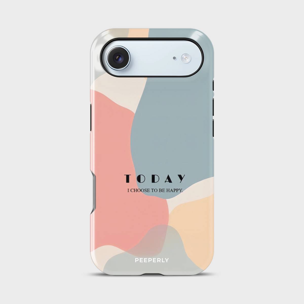 Today's Content Crystal Series phone case for iPhone showing detailed crystal design with glossy finish and raised camera bezel