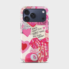 Cupid’s Arcade Crystal Series phone case for iPhone showing detailed crystal design with glossy finish and raised camera bezel