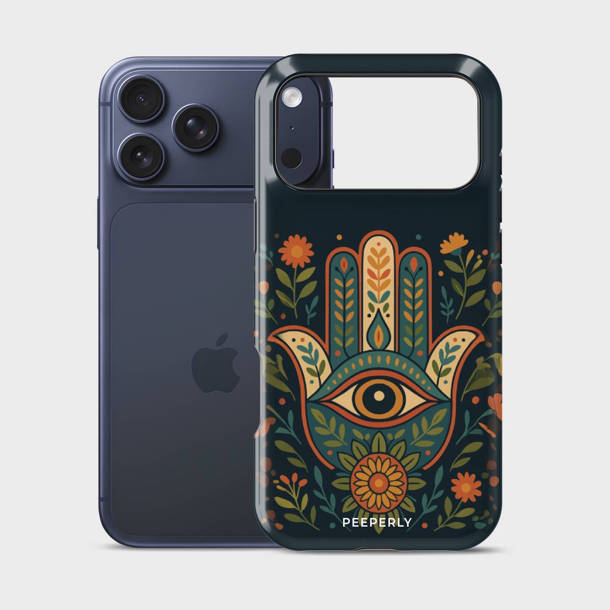 Eye Of Harmony Crystal Series phone case for iPhone showing full back design with precise camera cutout and slim profile fit