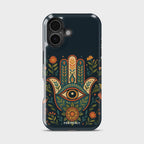 Eye Of Harmony Crystal Series phone case for iPhone showing detailed crystal design with glossy finish and raised camera bezel