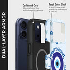Glaziel Crystal Series phone case for iPhone showing dual layer armor design