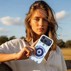 Glaziel Crystal Series iPhone case in hand lifestyle image