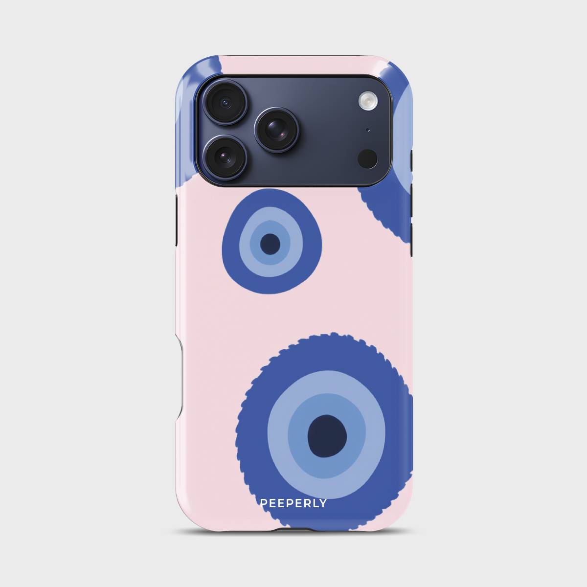 Midnight Target Crystal Series phone case for iPhone showing detailed crystal design with glossy finish and raised camera bezel