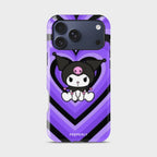 Rebel Sweetheart Crystal Series phone case for iPhone showing detailed crystal design with glossy finish and raised camera bezel