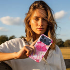 Valentine Love Crystal Series iPhone case in hand lifestyle image