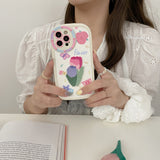 Artful Tulip Threaded Phone Case