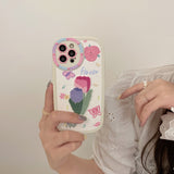 Artful Tulip Threaded Phone Case