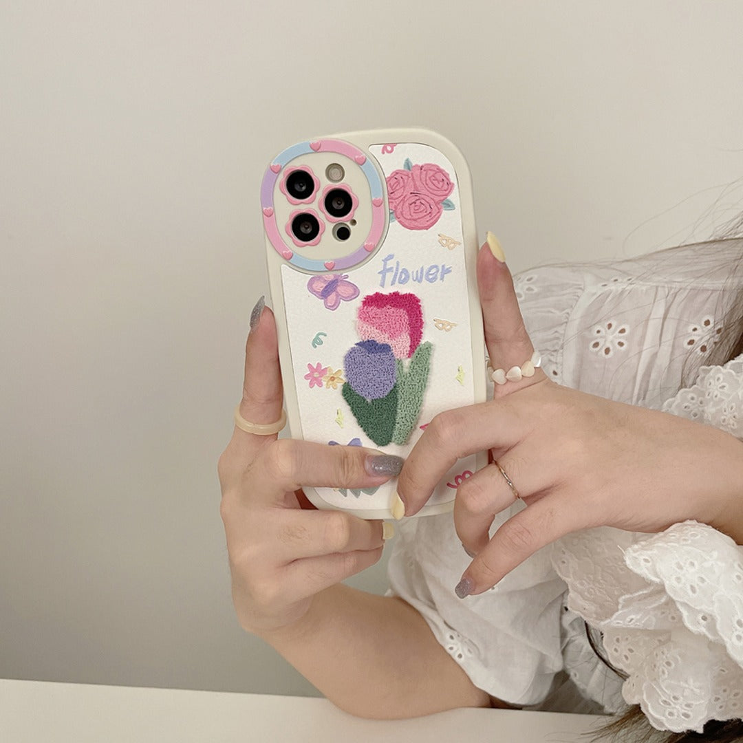 Artful Tulip Threaded Phone Case