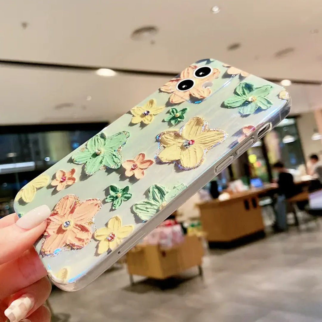 Daisy Elegance Luxe Floral Phone Case