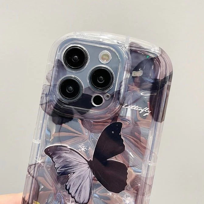 Gothic Midnight Butterfly Phone Case